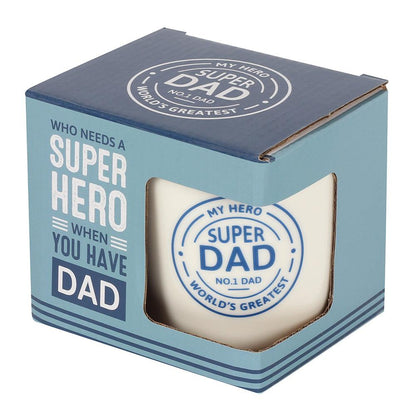 Worlds Greatest Super Dad Mug - DuvetDay.co.uk