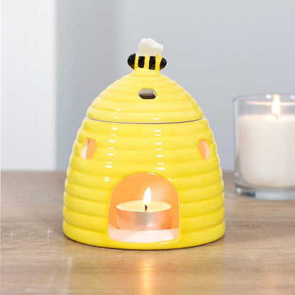 Yellow Beehive Oil Burner - DuvetDay.co.uk