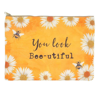 You Look Bee-utiful Makeup Pouch - DuvetDay.co.uk