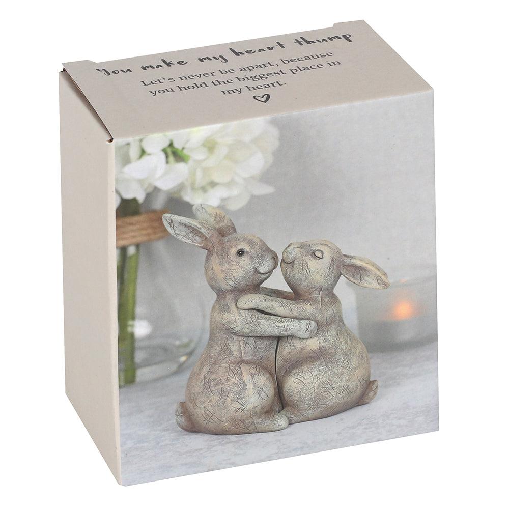 You Make My Heart Thump Bunny Ornament - DuvetDay.co.uk