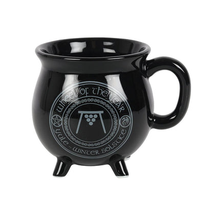 Yule Colour Changing Cauldron Mug by Anne Stokes - DuvetDay.co.uk