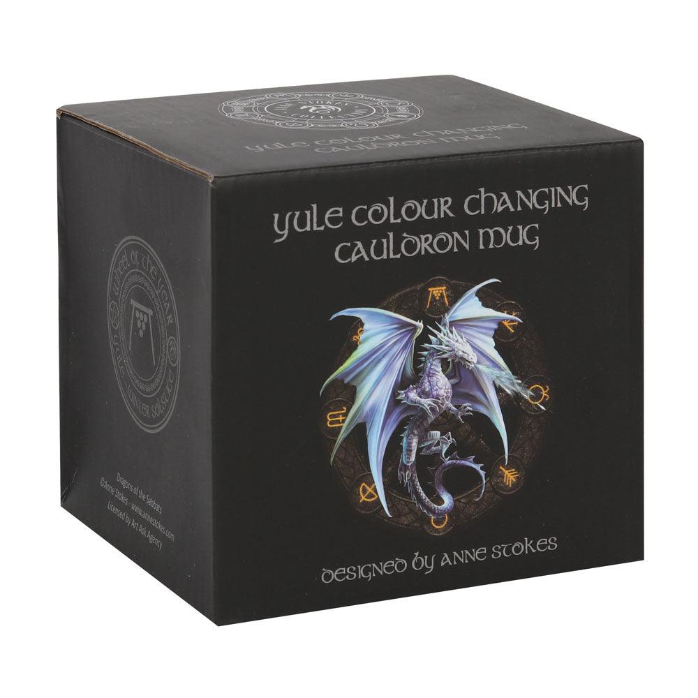 Yule Colour Changing Cauldron Mug by Anne Stokes - DuvetDay.co.uk