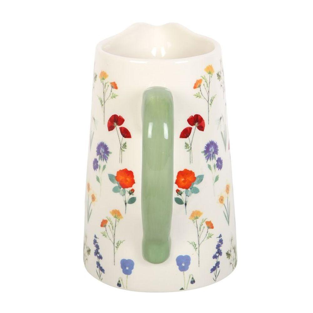 17cm Wildflower Ceramic Flower Jug - DuvetDay.co.uk