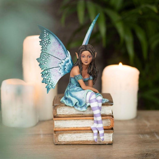 19cm Book Fairy Figurine by Amy Brown - DuvetDay.co.uk