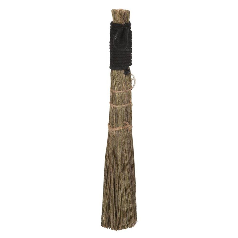 20cm Broom with Pentagram Charm - DuvetDay.co.uk