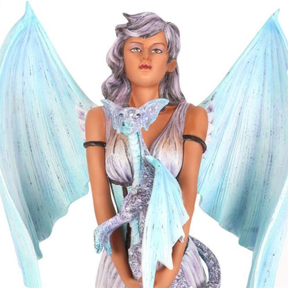 41cm Dragon Keeper Fairy Figurine by Amy Brown - DuvetDay.co.uk