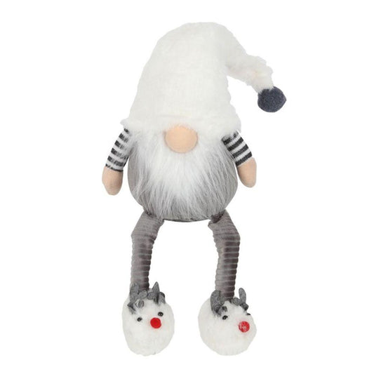 50cm Sitting Santa Gonk with Slippers - DuvetDay.co.uk