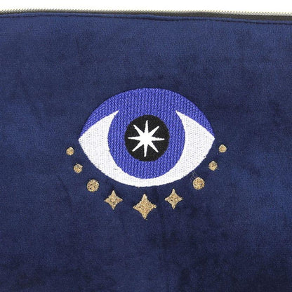 All Seeing Eye Velvet Make Up Bag - DuvetDay.co.uk