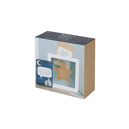 Baby's First Year Milestone Cards & Box - DuvetDay.co.uk