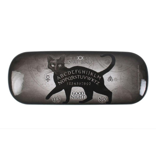 Black Cat Spirit Board Glasses Case by Alchemy - DuvetDay.co.uk