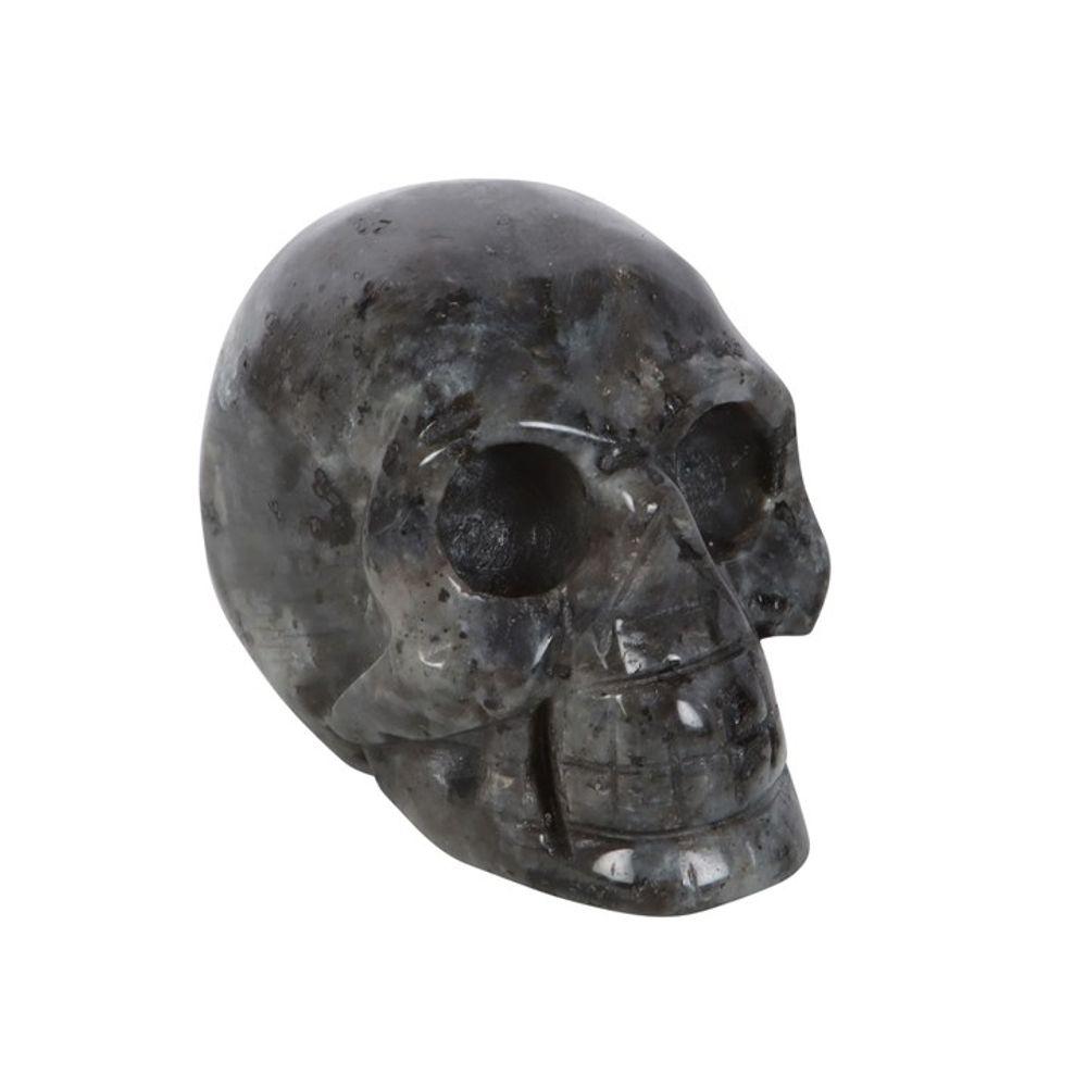 Black Labradorite Crystal Skull - DuvetDay.co.uk