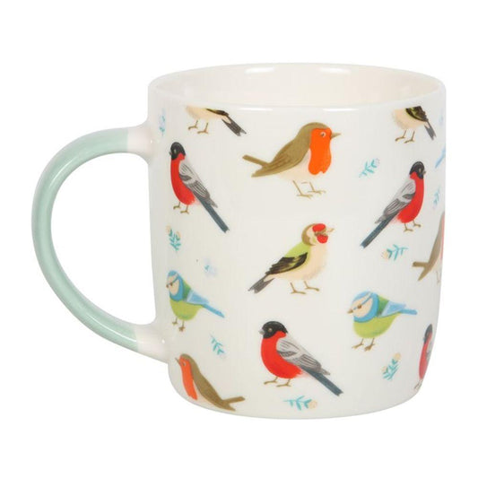 British Garden Birds Ceramic Mug - DuvetDay.co.uk