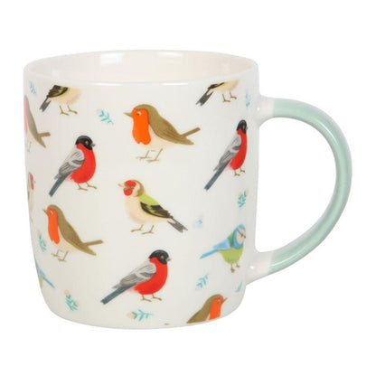 British Garden Birds Ceramic Mug - DuvetDay.co.uk