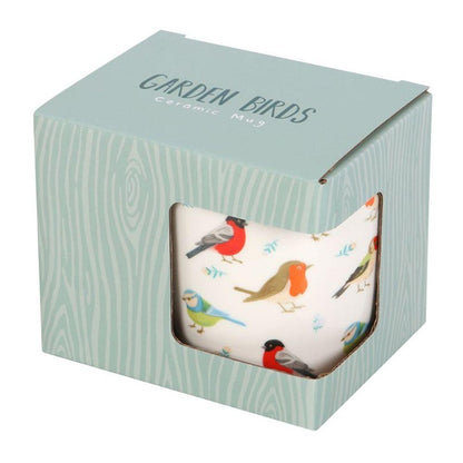 British Garden Birds Ceramic Mug - DuvetDay.co.uk