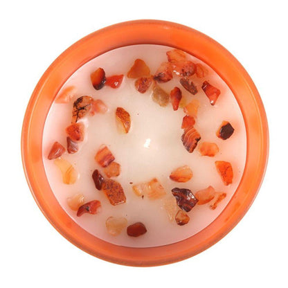 Capricorn Sandalwood & Jasmine Gemstone Zodiac Candle - DuvetDay.co.uk