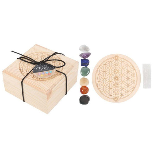 Chakra Crystal Grid Gift Set - DuvetDay.co.uk
