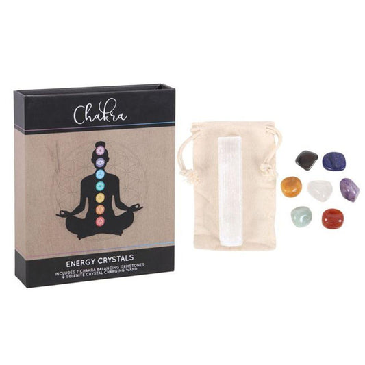 Chakra Energy Crystal Gift Set - DuvetDay.co.uk