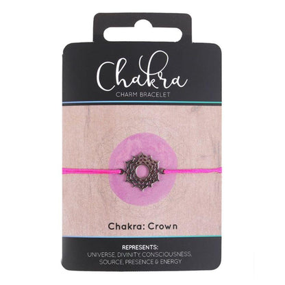 Crown Chakra Charm Bracelet - DuvetDay.co.uk