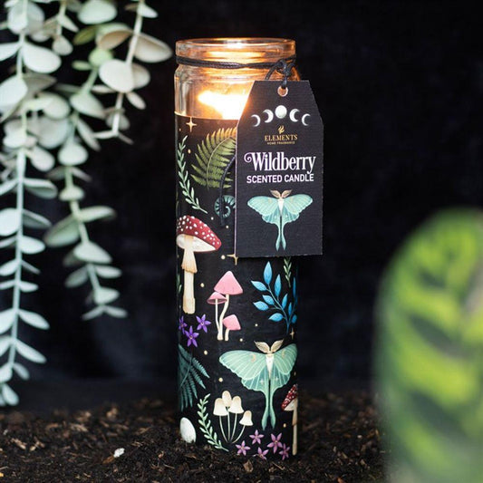 Dark Forest Wildberry Tube Candle - DuvetDay.co.uk