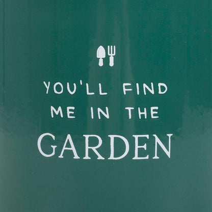 Find Me in the Garden Enamel Mug - DuvetDay.co.uk