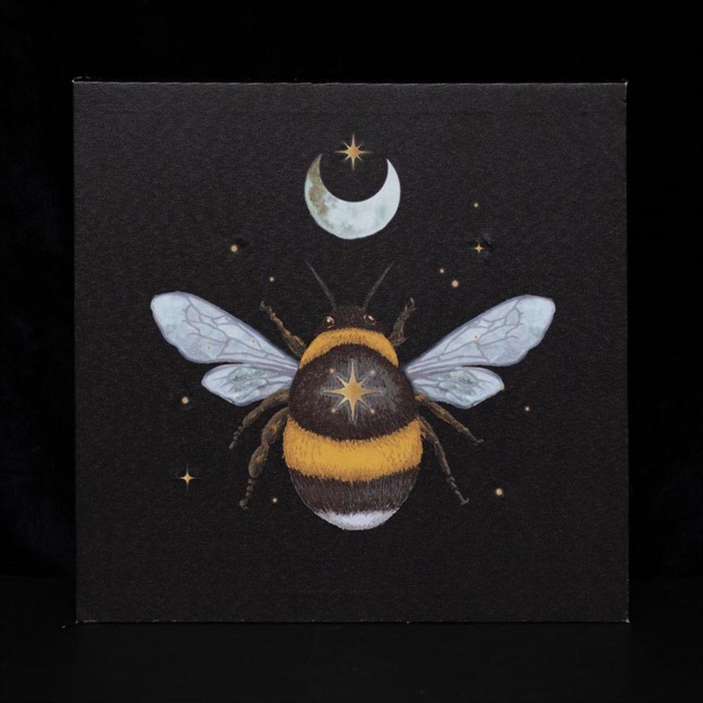 Forest Bee Light Up Canvas Plaque - DuvetDay.co.uk