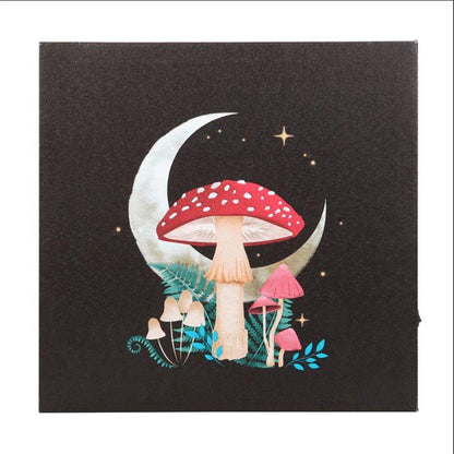 Forest Mushroom Light Up Canvas Plaque - DuvetDay.co.uk