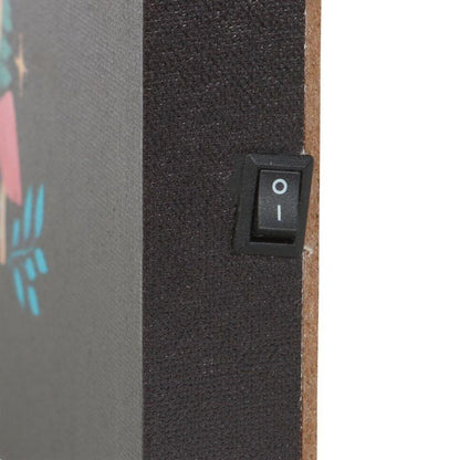 Forest Mushroom Light Up Canvas Plaque - DuvetDay.co.uk