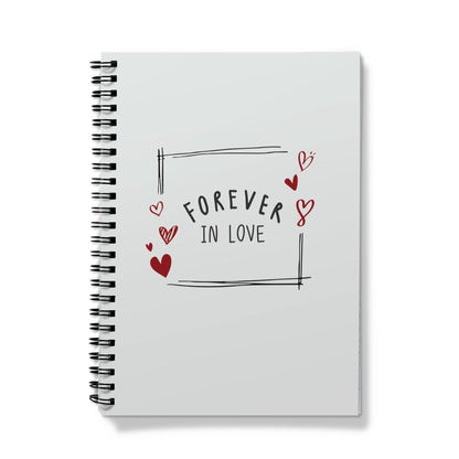 Forever in love Notebook - DuvetDay.co.uk