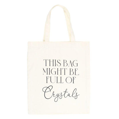 Full of Crystals Cotton Tote Bag - DuvetDay.co.uk