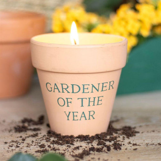 Gardener of the Year Citronella Candle - DuvetDay.co.uk