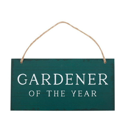 Gardener of the Year Hanging Sign - DuvetDay.co.uk
