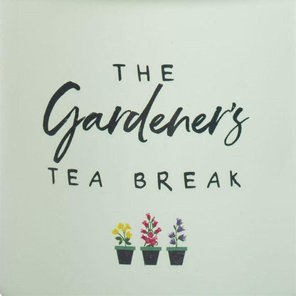 Gardener's Tea Break Enamel Mug - DuvetDay.co.uk