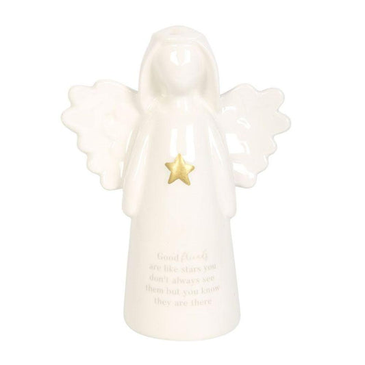 Good Friends Sentiment Angel Ornament - DuvetDay.co.uk