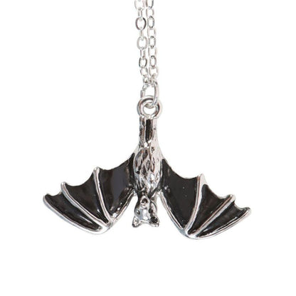 Hanging Bat Pendant Necklace - DuvetDay.co.uk