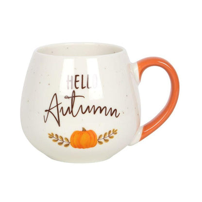 Hello Autumn Rounded Mug - DuvetDay.co.uk