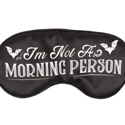 I'm Not a Morning Person Satin Sleep Mask - DuvetDay.co.uk