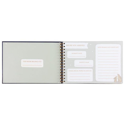 Look At The Stars Baby Memory Book - DuvetDay.co.uk