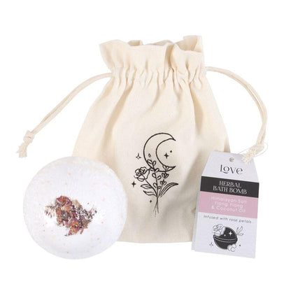 'Love' Herbal Ylang Ylang Bath Bomb - DuvetDay.co.uk