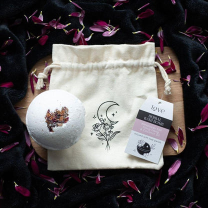 'Love' Herbal Ylang Ylang Bath Bomb - DuvetDay.co.uk