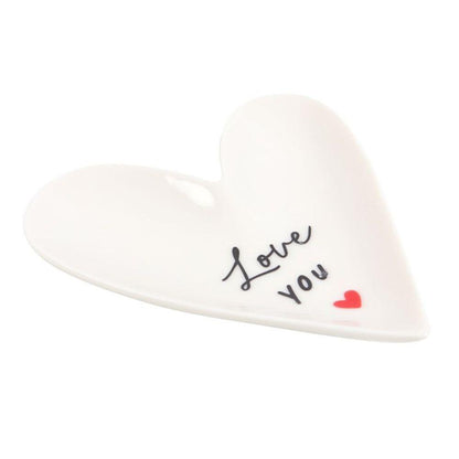 Love You Heart Trinket Dish - DuvetDay.co.uk