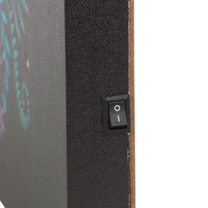 Luna Moth Light Up Canvas Plaque - DuvetDay.co.uk