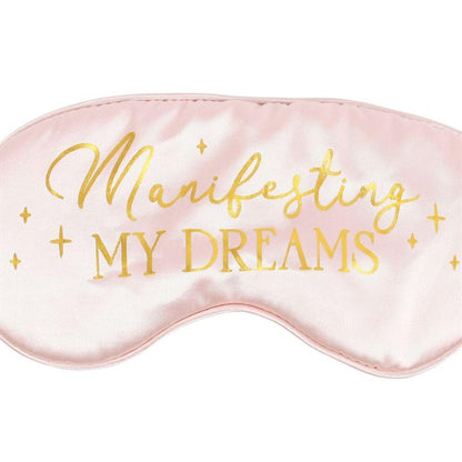 Manifesting My Dreams Satin Sleep Mask - DuvetDay.co.uk