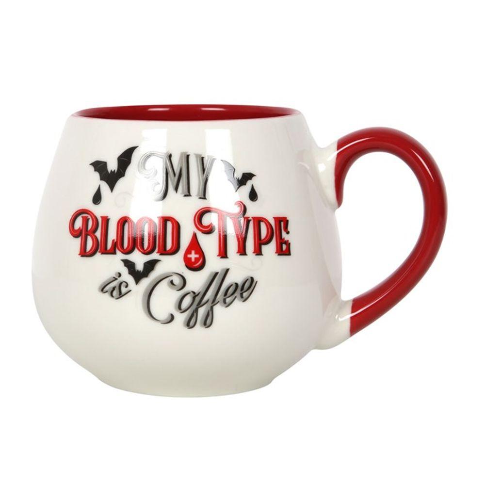 My Blood Type is Coffee Rounded Mug - DuvetDay.co.uk
