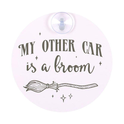 My Other Car is a Broom Window Sign - DuvetDay.co.uk