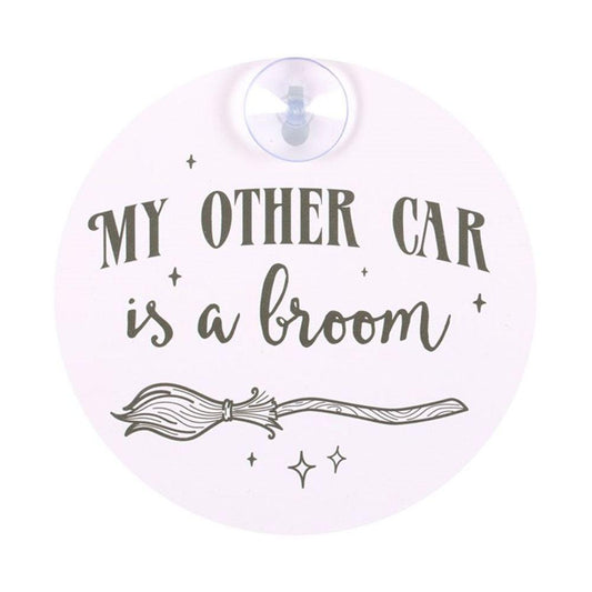 My Other Car is a Broom Window Sign - DuvetDay.co.uk