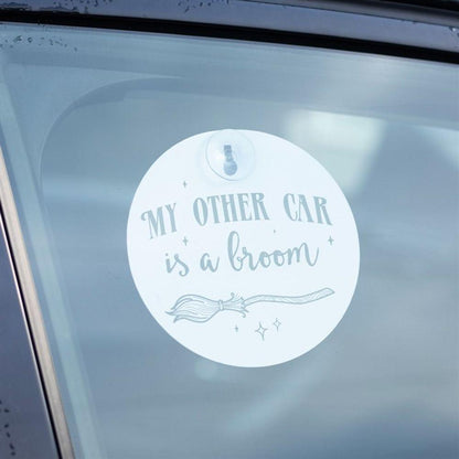 My Other Car is a Broom Window Sign - DuvetDay.co.uk