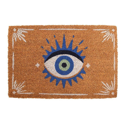 Natural All Seeing Eye Doormat - DuvetDay.co.uk