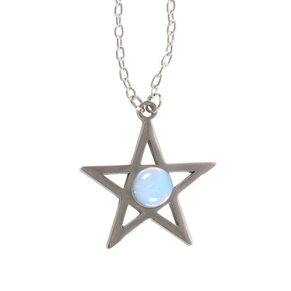 Opalite Star Necklace Card - DuvetDay.co.uk