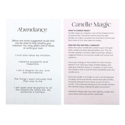 Pack of 12 Abundance Spell Candles - DuvetDay.co.uk
