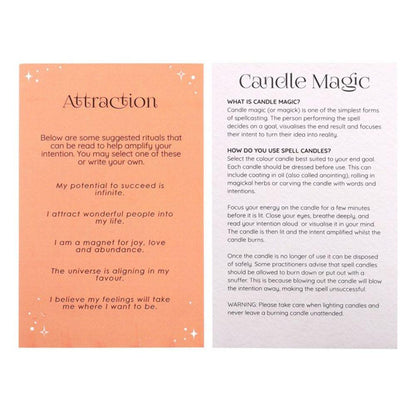 Pack of 12 Attraction Spell Candles - DuvetDay.co.uk